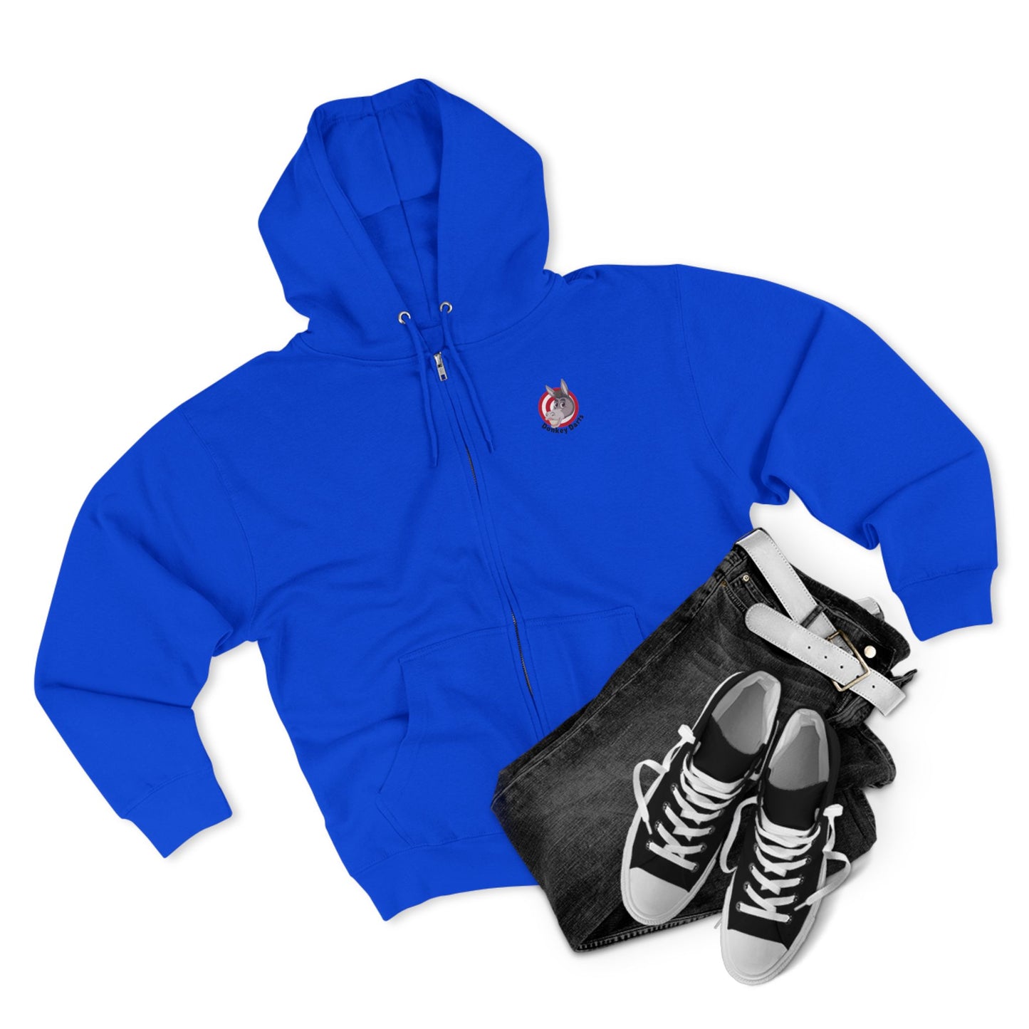 That'll  Do Donkey' Zip Up Hoodie