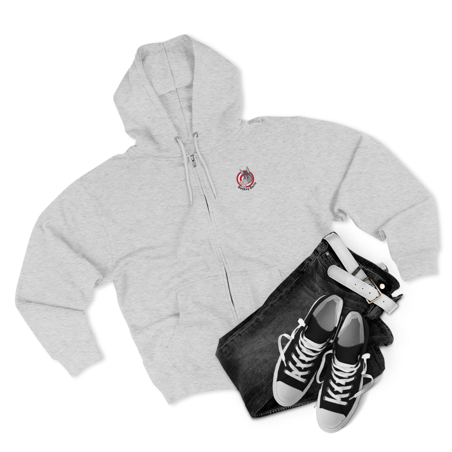 That'll  Do Donkey' Zip Up Hoodie