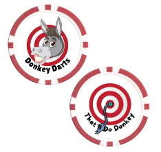 Donkey Darts Poker Chip